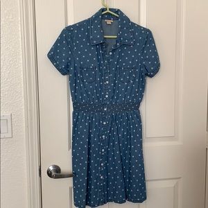 Mossimo denim star print shirtdress